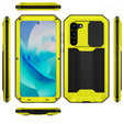 Armored case for Samsung Galaxy S23, R-JUST CamShield Slide, yellow / black