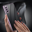 Case for Samsung Galaxy S23, Magnetic Dual Glass, purple