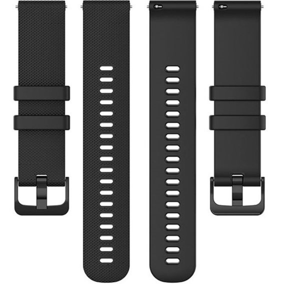 Silicone strap for Huawei Watch GT Runner / GT 3 46mm, Black