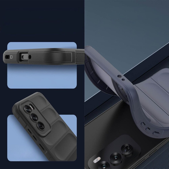 Case for Oppo Reno 12, Gaming Shockproof, black