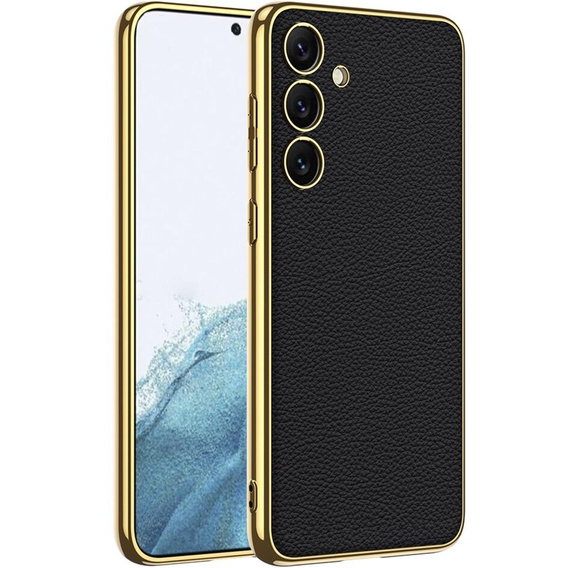 Case for Samsung Galaxy S24, GKK Leather, black