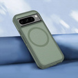 Case with frame for Google Pixel 8 Pro, for MagSafe, green