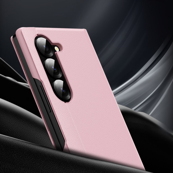 Flip case for Samsung Z Fold5 5G, Smart View Wallet, pink