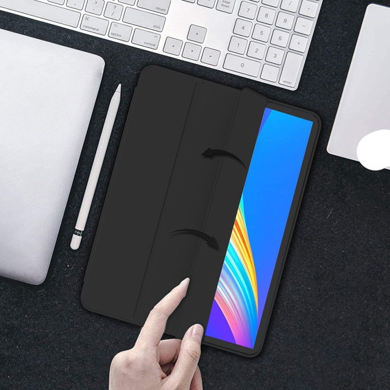 Case for iPad Pro 12.9" 2022/2021/2020 (6/5/4 gen.), Smart Pencil, with space for stylus, black