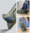 Armored case for Samsung Galaxy S25 Ultra, Dexnor Full Body (Two Frames), green