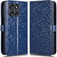 Flip case for Motorola Moto G56 5G, Wallet Rhombus, blue