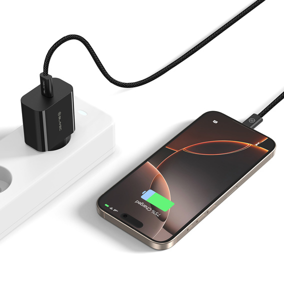 Blavec GaN4 45W USB-C PD/QC mains charger with USB-C - USB-C cable for devices with USB-C: smartphones, tablets and lightweight laptops