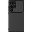 NILLKIN Case for Samsung Galaxy S24 Ultra, Silicone CamShield Case for MagSafe, black