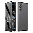 Case for Samsung Galaxy S23, Magnetic Dual Glass, black