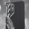 BENKS Kevlar Case for Samsung Galaxy S25+ Plus, for MagSafe, Carbon Fiber, black
