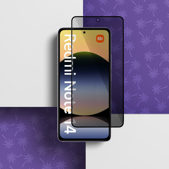 Shy Palm Privacy Tempered Glass for Xiaomi Redmi Note 14 5G