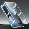 Case for Honor Magic 7 Pro, Magnetic Dual Glass, silver