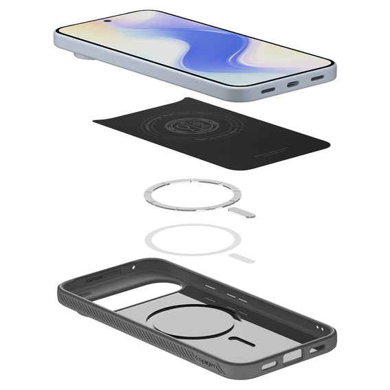 Spigen Liquid Air MagSafe case for Google Pixel 10 Pro XL, Marble Grey