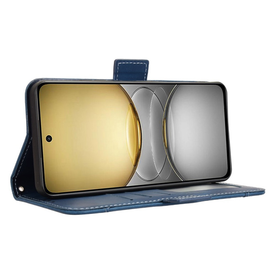 Flip case for Realme 14X / Realme C75, Card Slot, dark blue