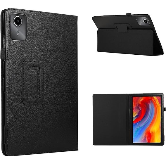 Case for Lenovo Tab M11, bi-fold, with flap, black