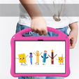 Children's case for T Tablet 2 5G, with stand and handle, pink
