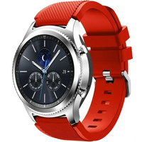 Silicone strap Twill Texture 20mm, Cyan