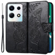 Flip case for Infinix Note 30 VIP, Butterfly, black