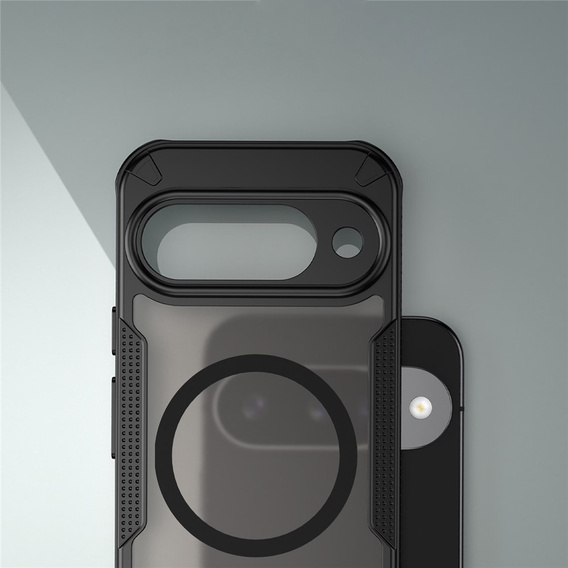 Armoured case for Google Pixel 10 Pro XL, for MagSafe, matt, black