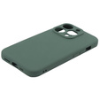 Case for iPhone 15 Pro Max, Silicone Lite, dark green