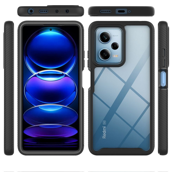 Case for Xiaomi Redmi Note 12 Pro 5G / POCO X5 Pro 5G, Shockproof, with film, black