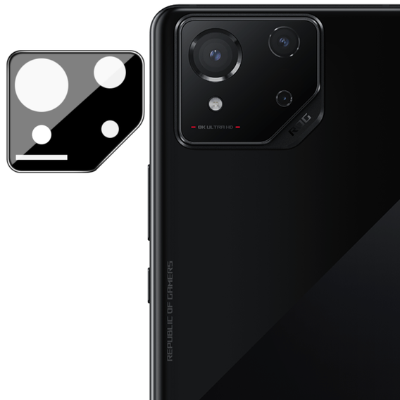 Tempered Camera Glass for ASUS ROG Phone 8 Pro, black