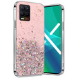 Case for Realme 8 / 8 Pro, Glittery, pink