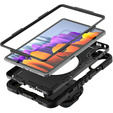 Armoured case for Xiaomi Redmi Pad 2, with stand and shoulder strap – black