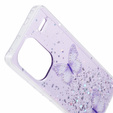 Case for Xiaomi Redmi Note 13 Pro+, Glitter Butterfly, purple