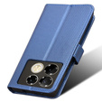 Flip case for Infinix Note 40 Pro, Wallet Smart Magnet, blue