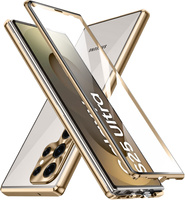Case for Samsung Galaxy S25 Ultra, Magnetic Dual Glass, gold