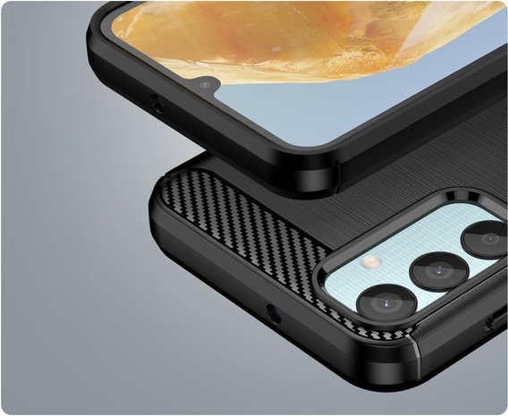Case for Samsung Galaxy M15 5G, Carbon, black