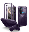 Armored case for Samsung Galaxy S25, Dexnor Full Body (Two Frames), purple