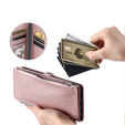 Flip case for Xiaomi Redmi 14C / Xiaomi Poco C75, Wallet Zipper Pocket, pink