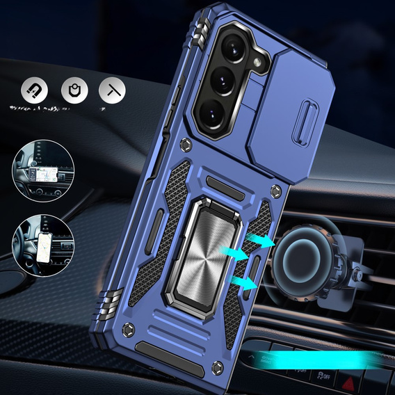 Case for Samsung Galaxy Z Fold6 5G, CamShield Slide, blue