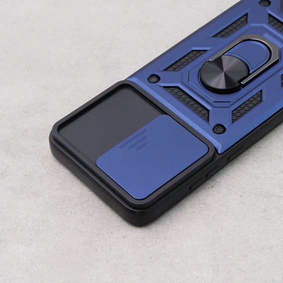 Case for Oppo A78 4G, CamShield Slide, blue