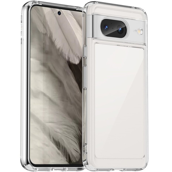 Case for Google Pixel 8, Fusion Hybrid, with camera protection, transparent