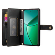 Flip case for Oppo Reno 13F 5G, Wallet Zipper Pocket, black