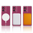 Case for Motorola Edge 50 Fusion, Fusion Hybrid, for MagSafe, transparent