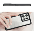 Case for Motorola Edge 50 Pro, Fusion Hybrid, black