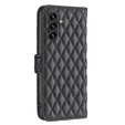 Flip case for Samsung Galaxy A56, Wallet, BINFEN COLOR, black