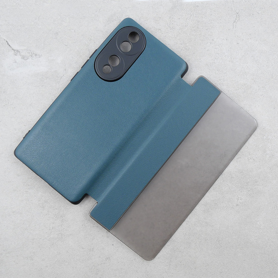 Flap case for Honor 70 5G, Side View, green