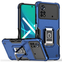 Case for Xiaomi Poco X4 Pro 4G, Dual-Layer Armor, blue