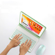 Case + keyboard iPad 10.2 7/8/9 gen 2019/2020/2021, Keyboard Cover Pen Slot, green