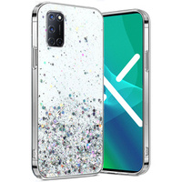Case for Oppo A52 / A92 / A72, Glittery, transparent
