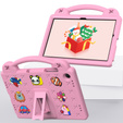 Children's case for Samsung Galaxy Tab A9+, Cute Patterns, with stand, pink
