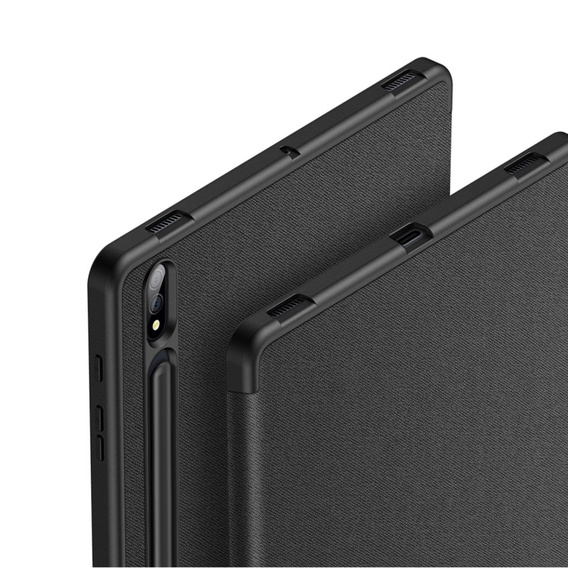 Case for Samsung Galaxy Tab S9+ 12.4", Dux Ducis Domo, black