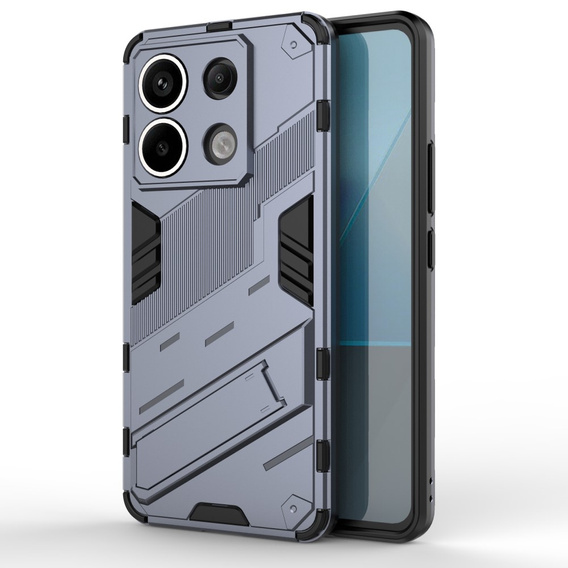 Case for Xiaomi Redmi Note 13 Pro 5G, Military kickstand, dark blue