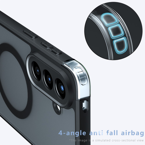 Fusion Hybrid MagSafe Case for Samsung Galaxy A57 5G, Black