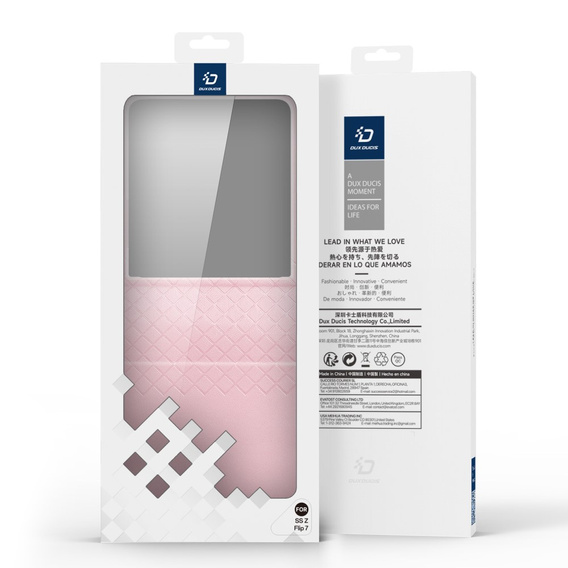 Case Dux Ducis for Samsung Galaxy Z Flip7 5G, Bril, pink
